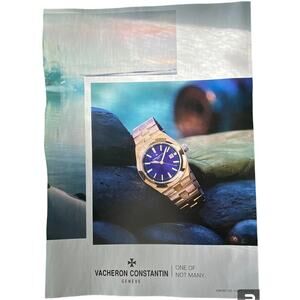 Vacheron Constantin Print Ad Campaign Spring 2024 8x10 Original Magazine